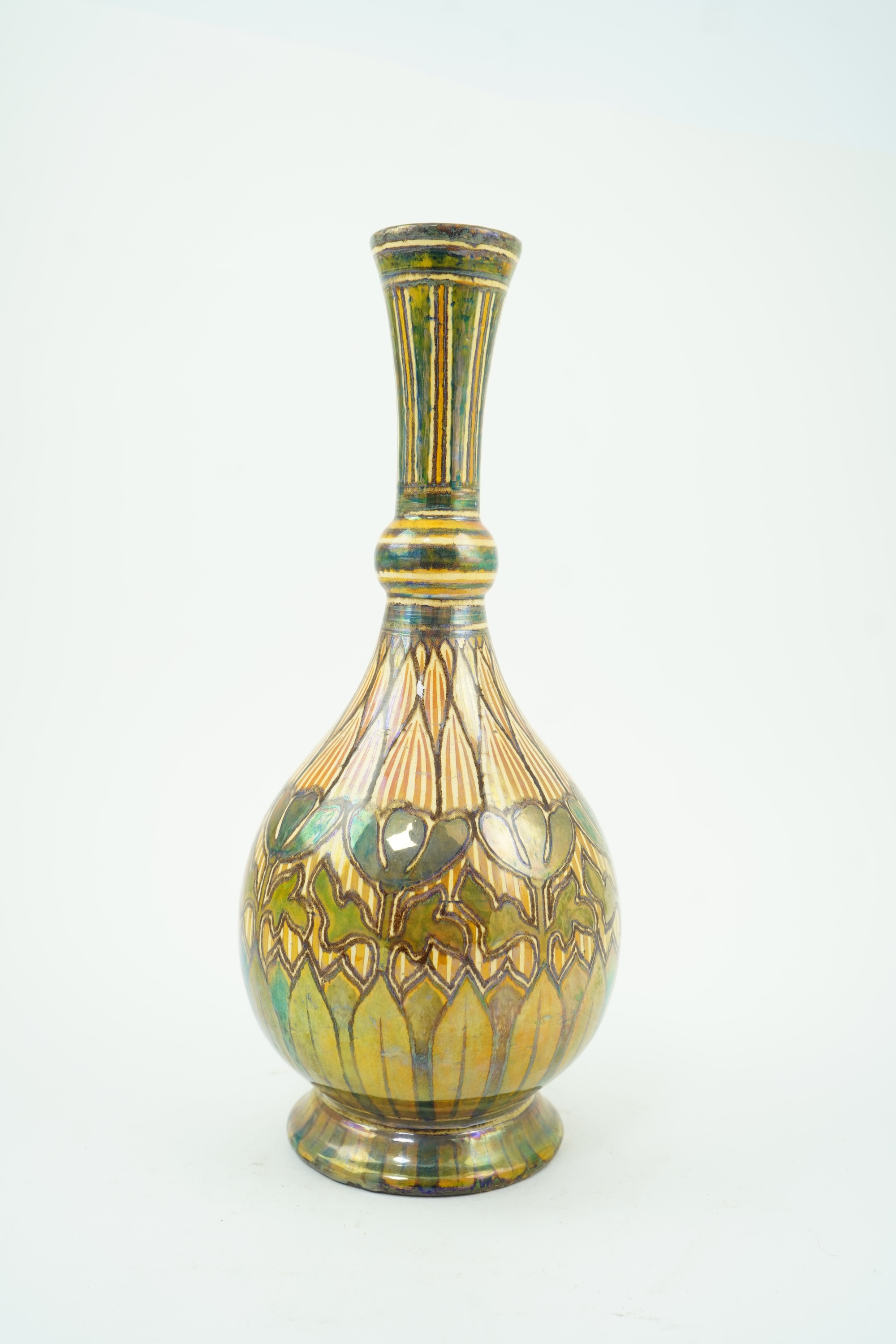 Maw & Co., Jackfield, Salop: A lustre ware art pottery vase